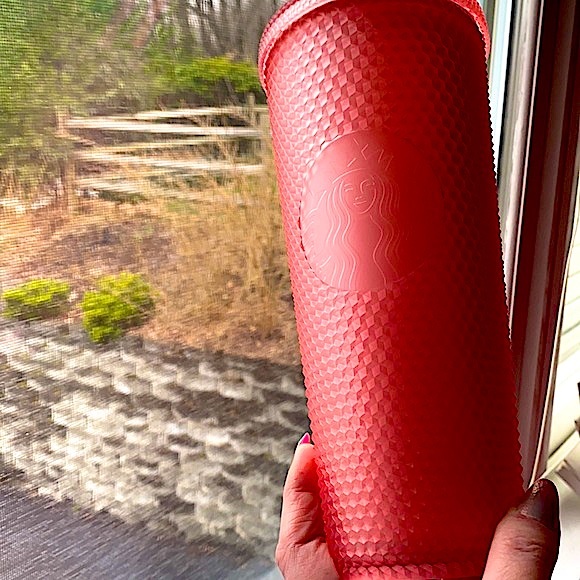 ☕️Starbuck’s☕️ Valentine’s💕2022 Pink Lemonade Jelly Gridded 24oz Venti Tumbler - Picture 4 of 16